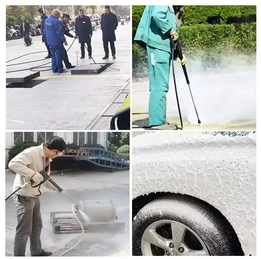 electric high pressure washer application