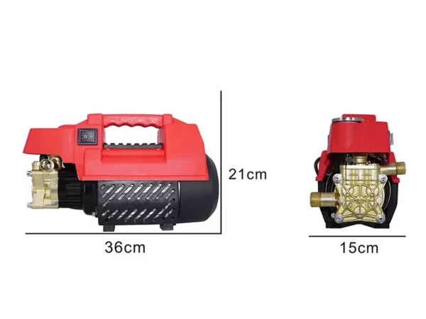 high pressure car washer size