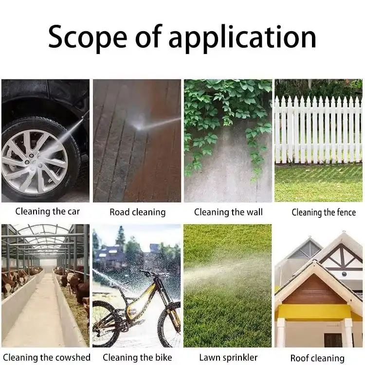 high pressure washer application