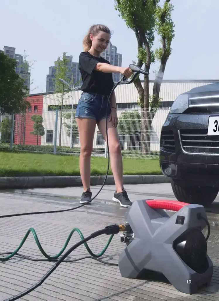 high pressure washer to clean autos