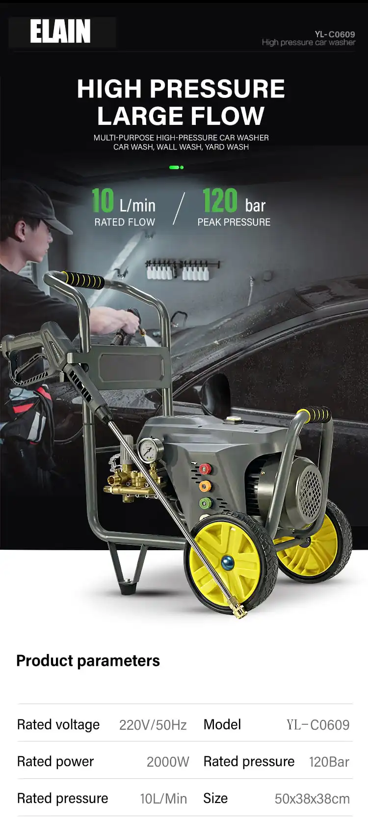 C0609 high pressure washer